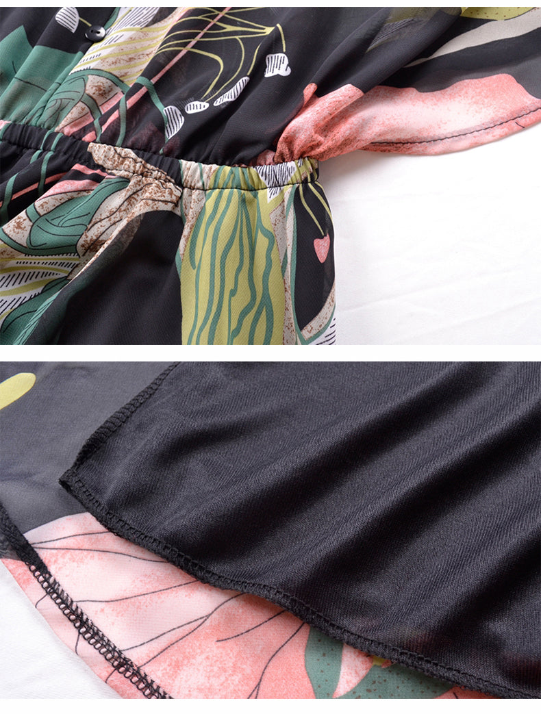 Prachtige oversized Boho jurkjes met V-neck