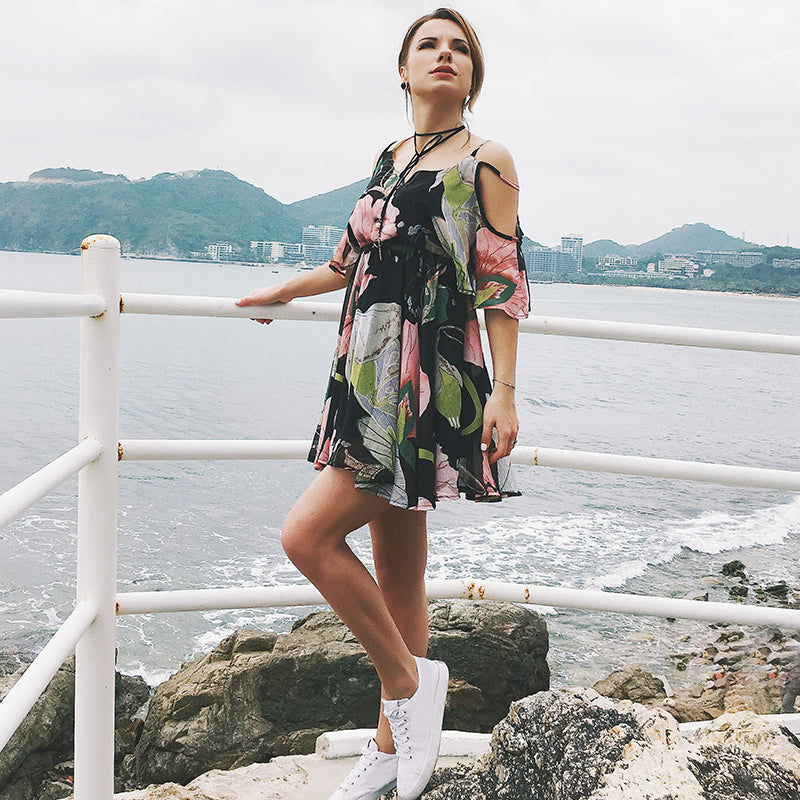 Prachtige oversized Boho jurkjes met V-neck