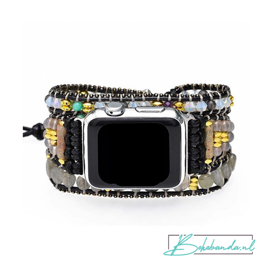 BOHOBANDA™ type 6 - Apple Watch Band - met echte natuurstenen