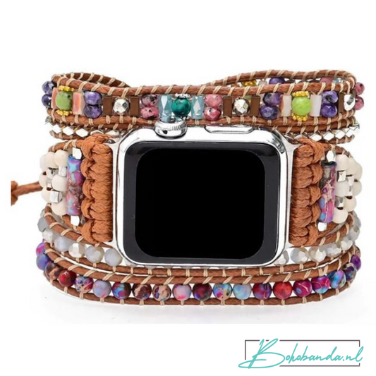 BOHOBANDA™ type 9 - Apple Watch Band - met echte natuurstenen