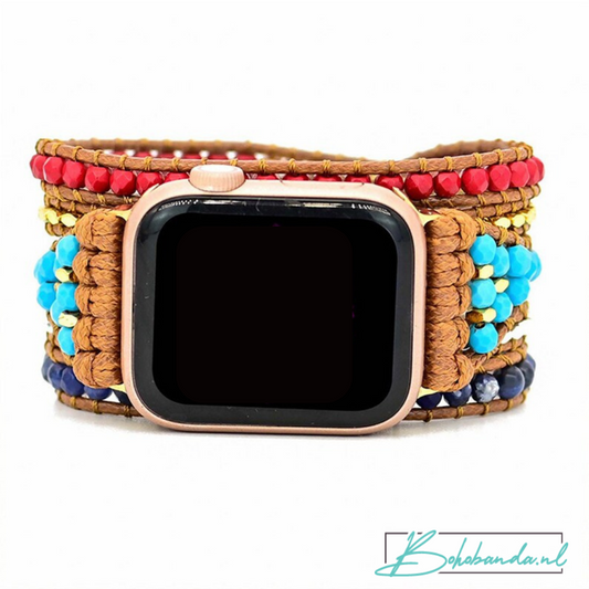 BOHOBANDA™ type 2 - Apple Watch Band - met echte natuurstenen