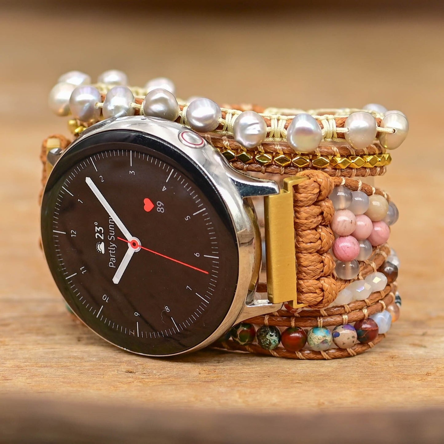 BOHOBANDA™ type 5 - Samsung Watch Band - met echte natuurstenen